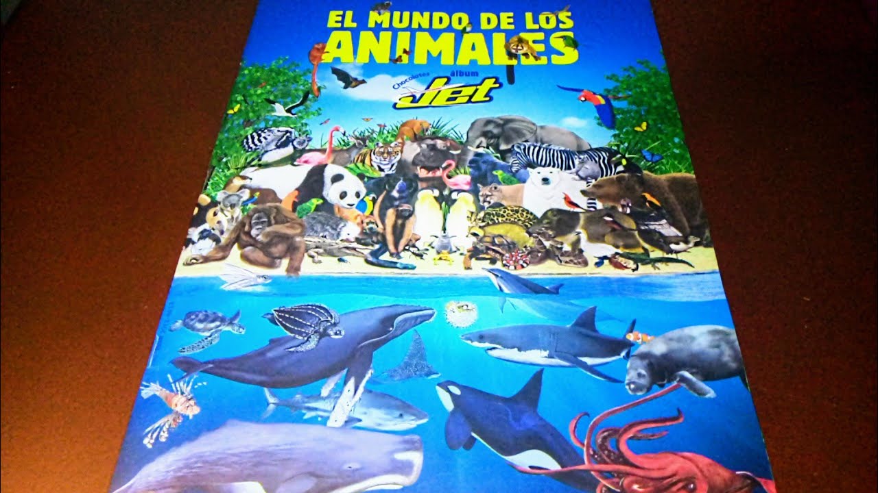 ÁLBUM JET EL MUNDO DE LOS ANIMALES (2007) REVISIÓN FHD: