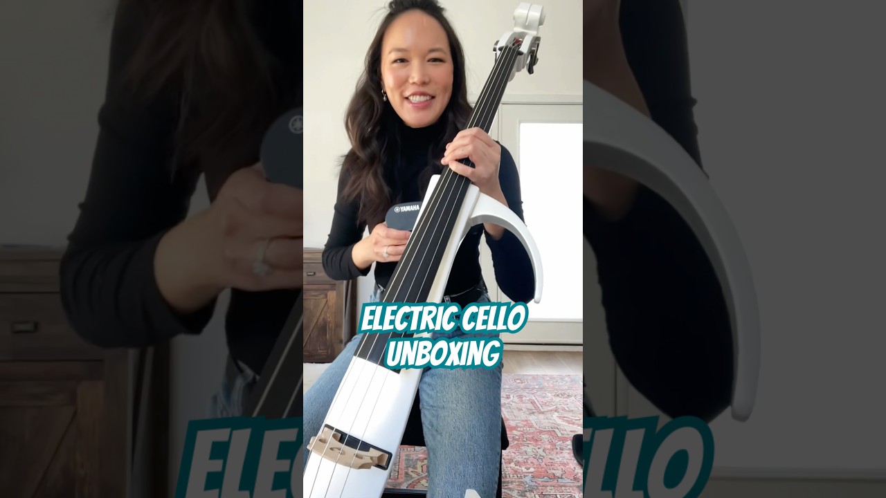 Electric cello unboxing #cello #electriccello #unboxingvideo #instruments @YamahaMusicUSA