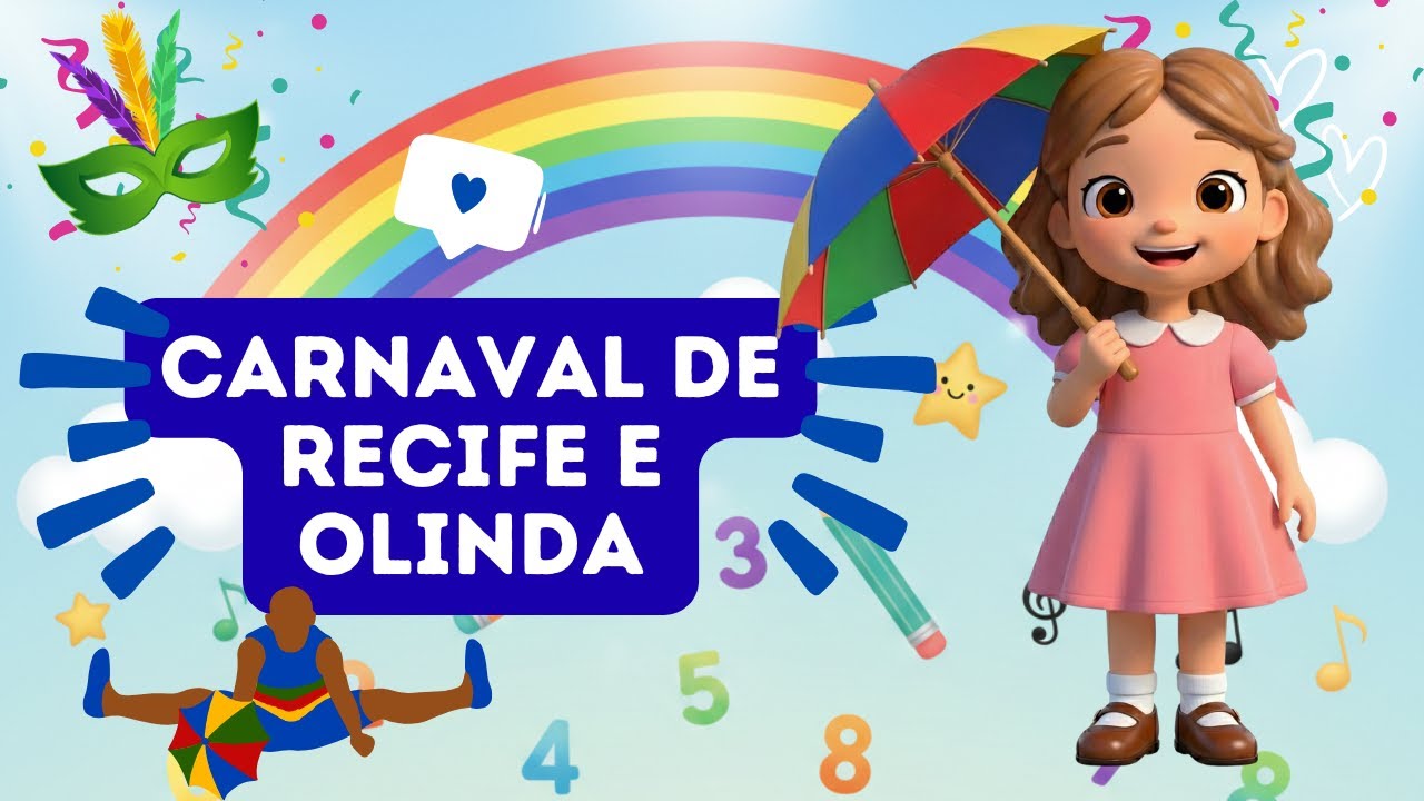 🎉 Carnaval de Recife e Olinda | Clipe Musical Infantil | Mundo Lolô Kids 🎉