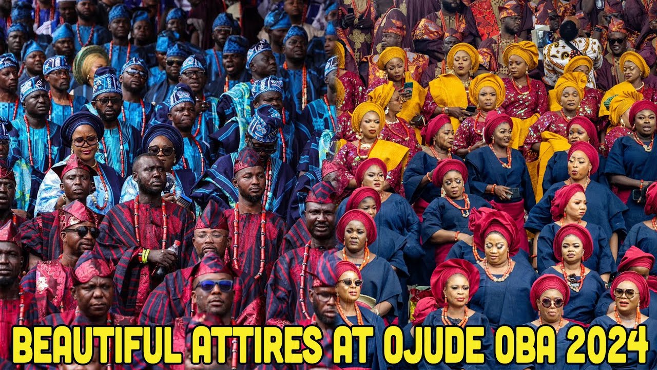 OJUDE OBA FESTIVAL 2024, BEAUTIFUL ATTIRES OF PEOPLE YOU NEED TO SEE.