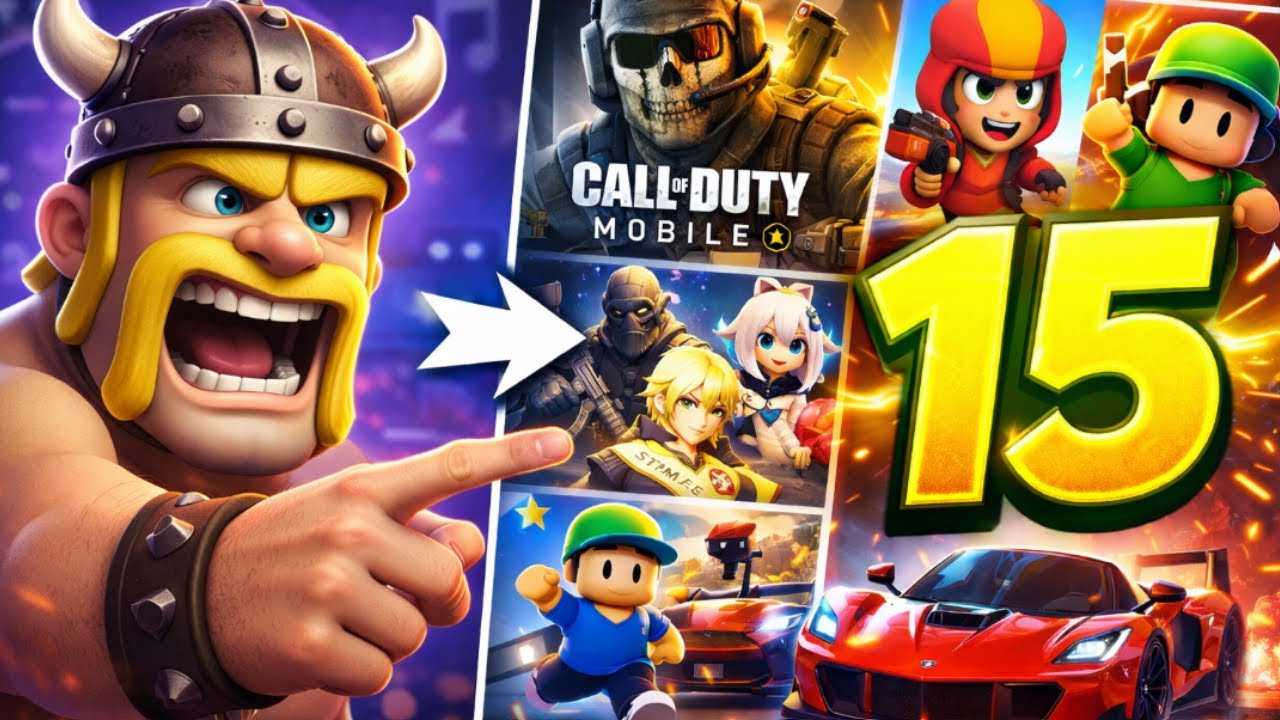 Os 15 Melhores Jogos para Celular!
