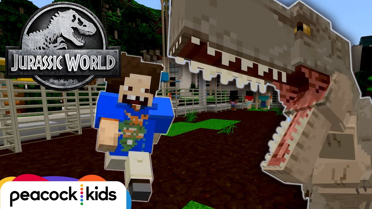 T. Rex Training Fiasco! | JURASSIC WORLD MINECRAFT