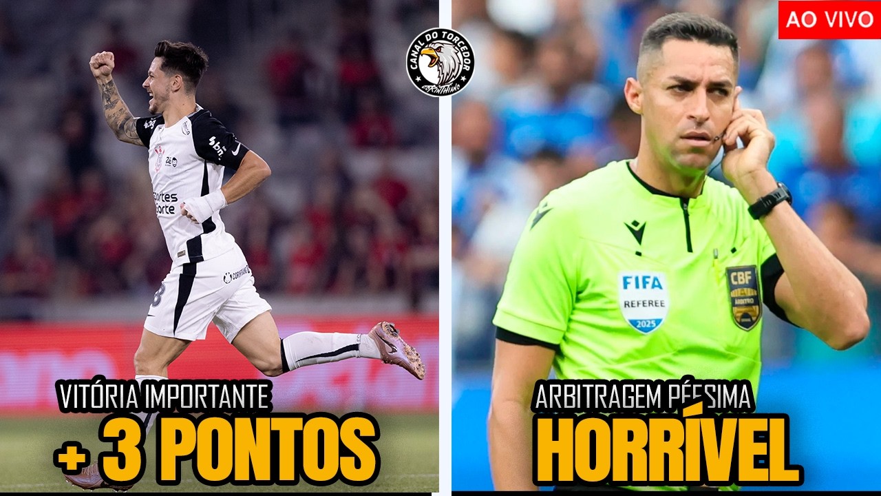 CORINTHIANS VENCE CAP FORA E EMBALA NO BRASILEIRÃO | ARBITRAGEM MEDONHA E +