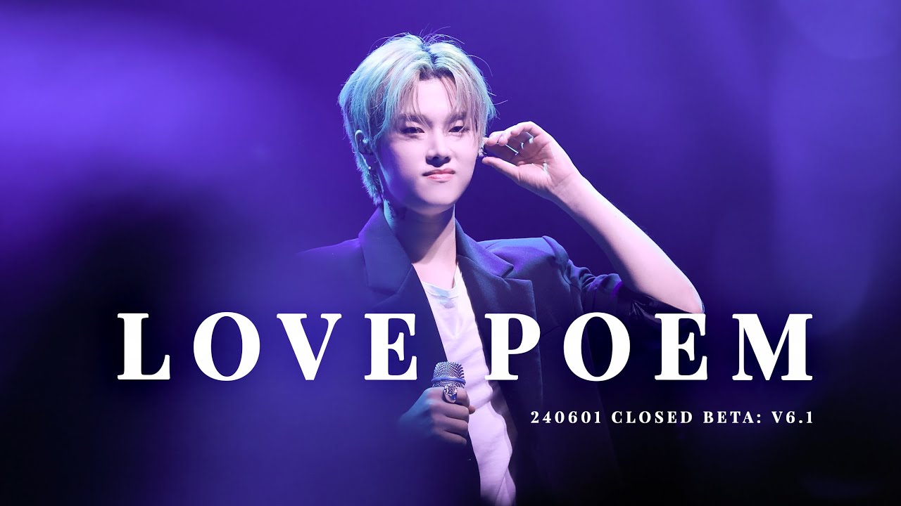 240601 Love poem (원곡:IU) - Xdinary Heroes 정수 직캠 | Closed ♭eta: v6.1