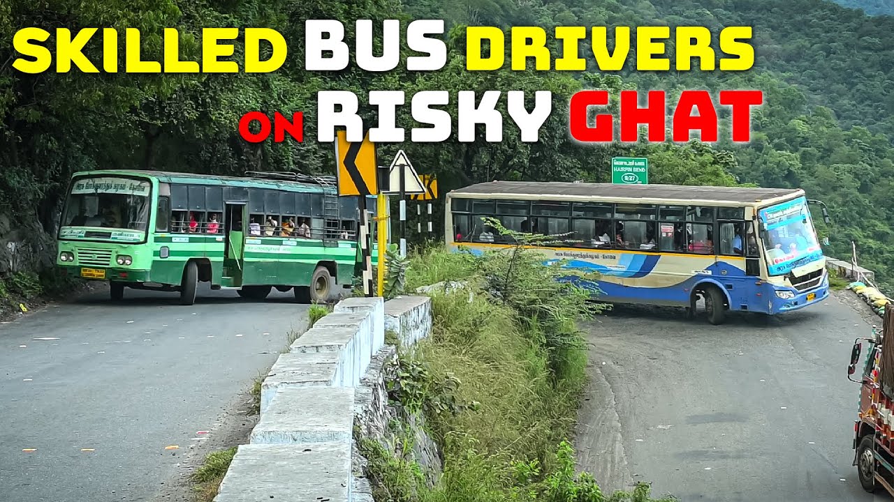 Only Skilled Drivers Can Handle These Ghat Bends! 🚌 | Hairpin Turn Masterclass 😳 | Bus Market