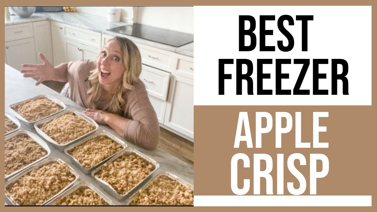 EASY Freezer Apple Crisp (With Double-the-Crisp Topping!)