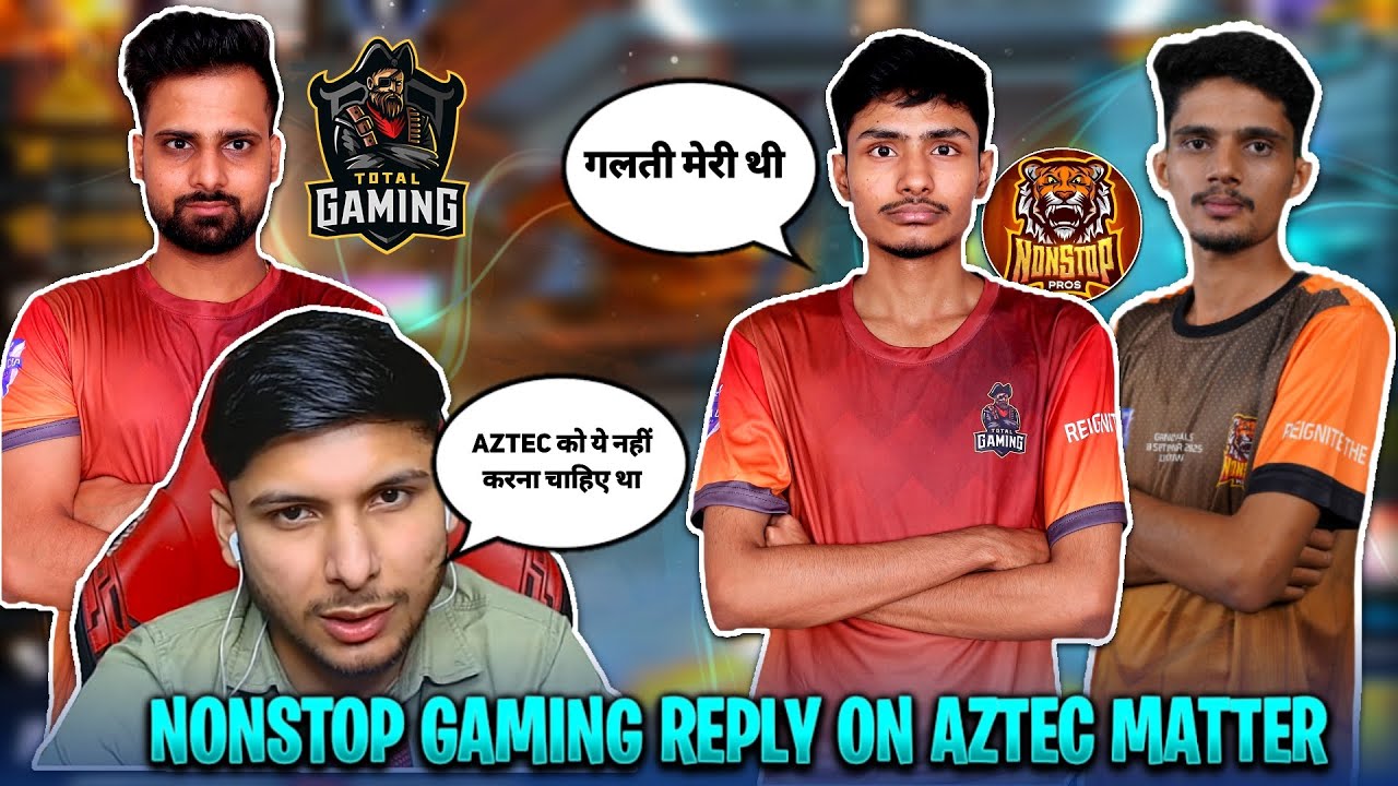 FINALLY REASON REVEAL WHY AZTEC LEFT TG AND JOINED NG PROS 😨😨| NONSTOP GAMING REPLY ON AZTEC MATTER