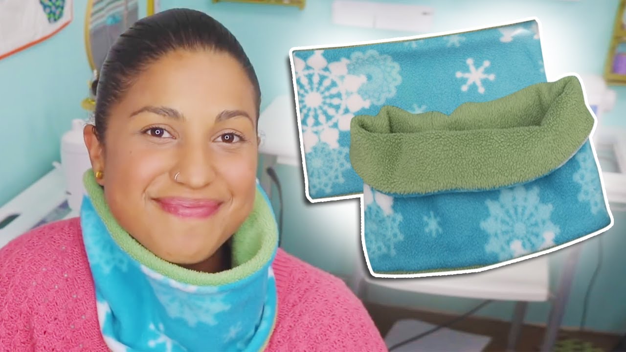 How to Sew a Fleece Neck Warmer with Crafty Gemini