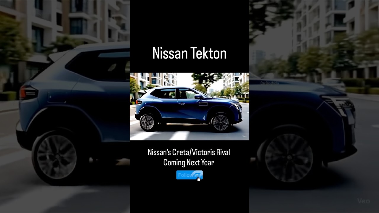 Nissan Tekton - Upcoming Creta/Seltos/Victoris Rival! 😍 #nissantekton #carblogindia
