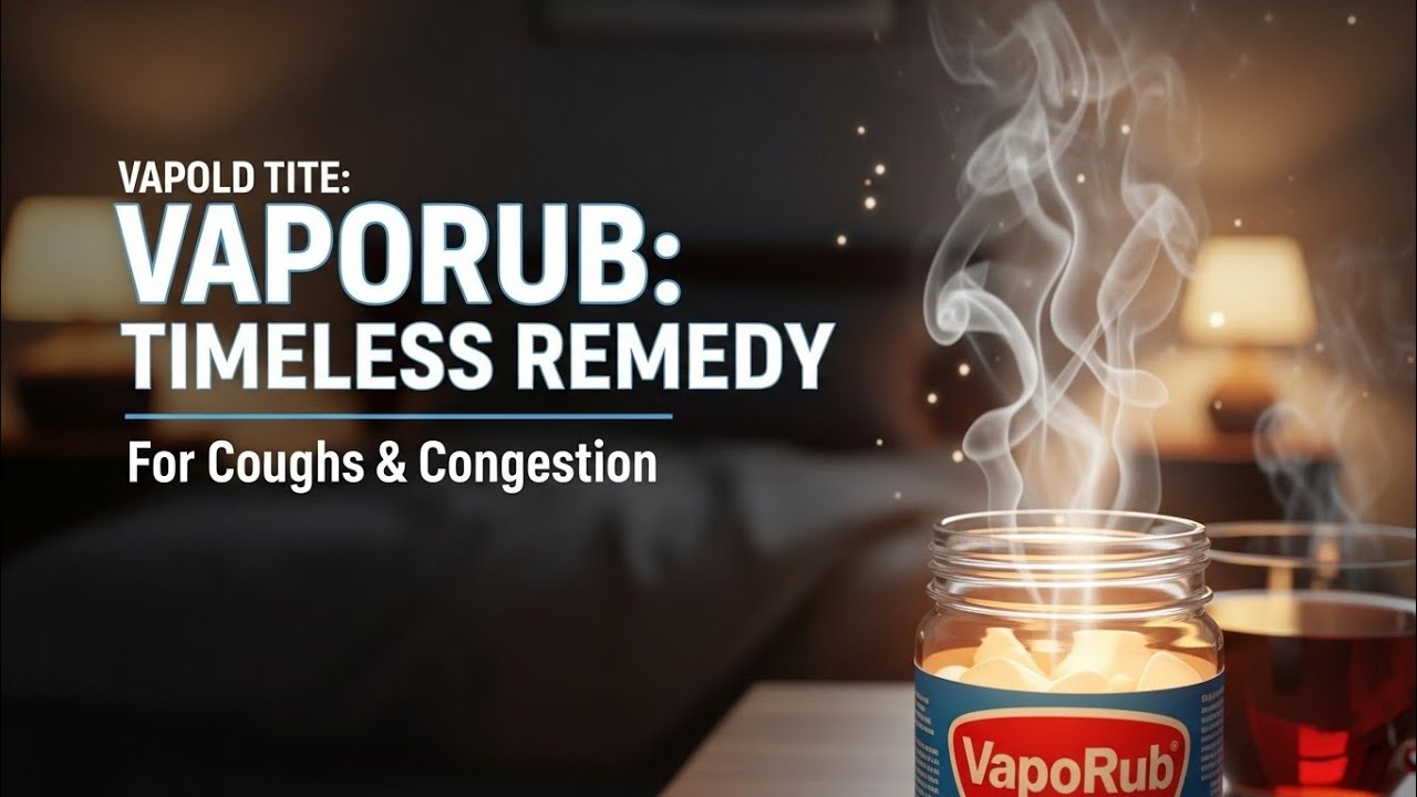 VapoRub: The Timeless Remedy for Coughs and Congestion