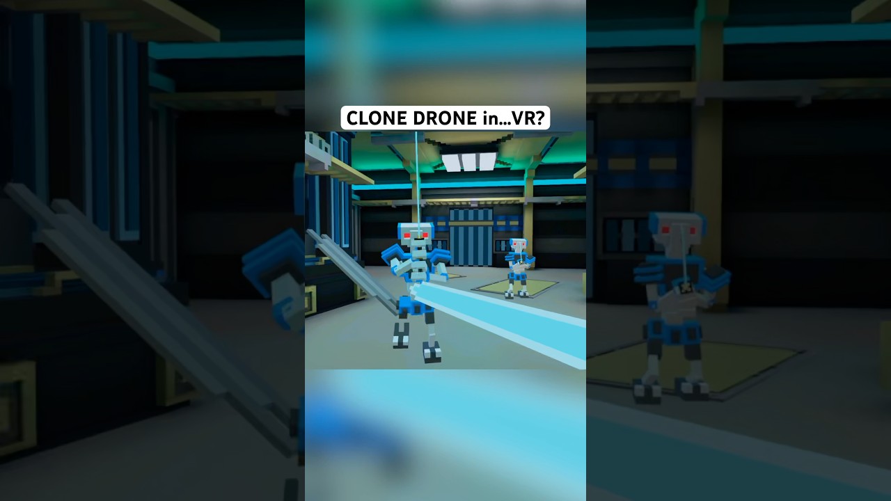 Да, это VR-сиквел CLONE DRONE IN THE DANGER ZONE! #vr #clonedroneinthedangerzone #gaming