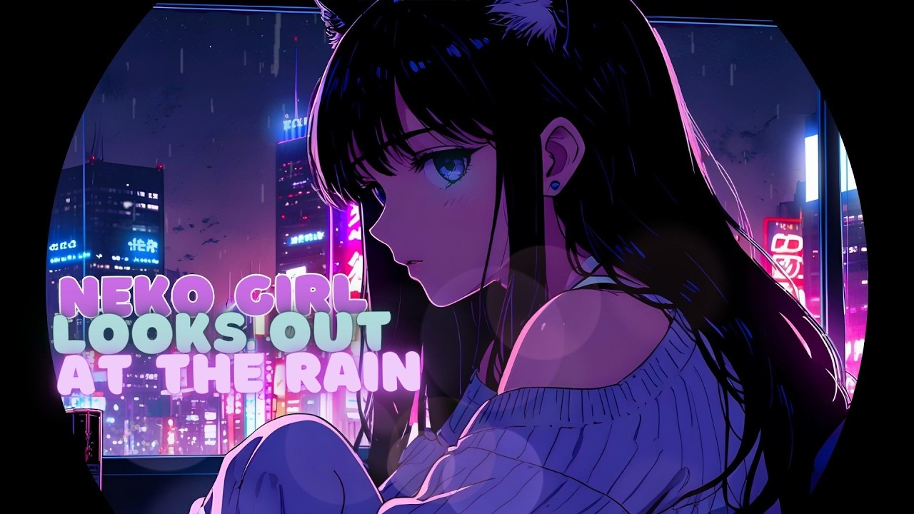 🌃 Neon City Rain Lofi — Lost in the Night | Chill Beats for Deep Focus, Sad Vibes & Late Hours