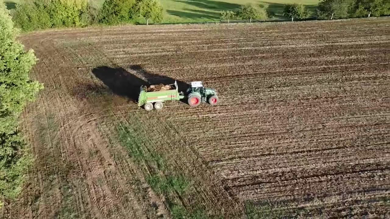 Miststreuen|Fendt Vario 724|Bergmann TSW 4190 S