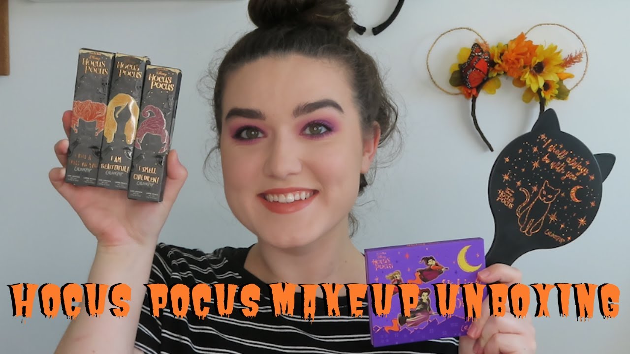 HOCUS POCUS X COLOURPOP COLLECTION UNBOXING AND TUTORIAL