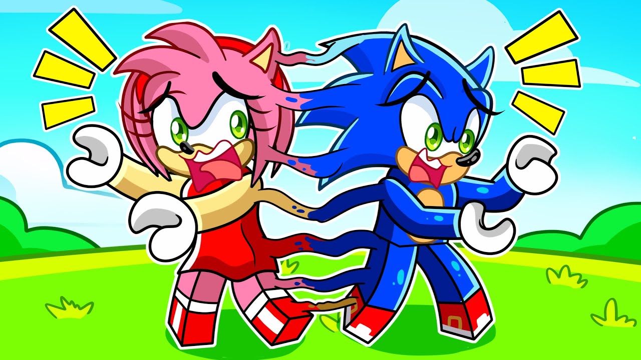 ¡SONIC Y AMY ESTÁN PEGADOS en ROBLOX!