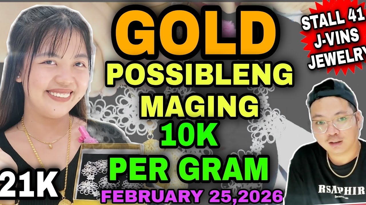 GOLD POSSIBLENG MAGING 10K PER GRAM | J-VINS JEWELRY | FEBRUARY 25,2026 #GOLD #wedding #jewelry 