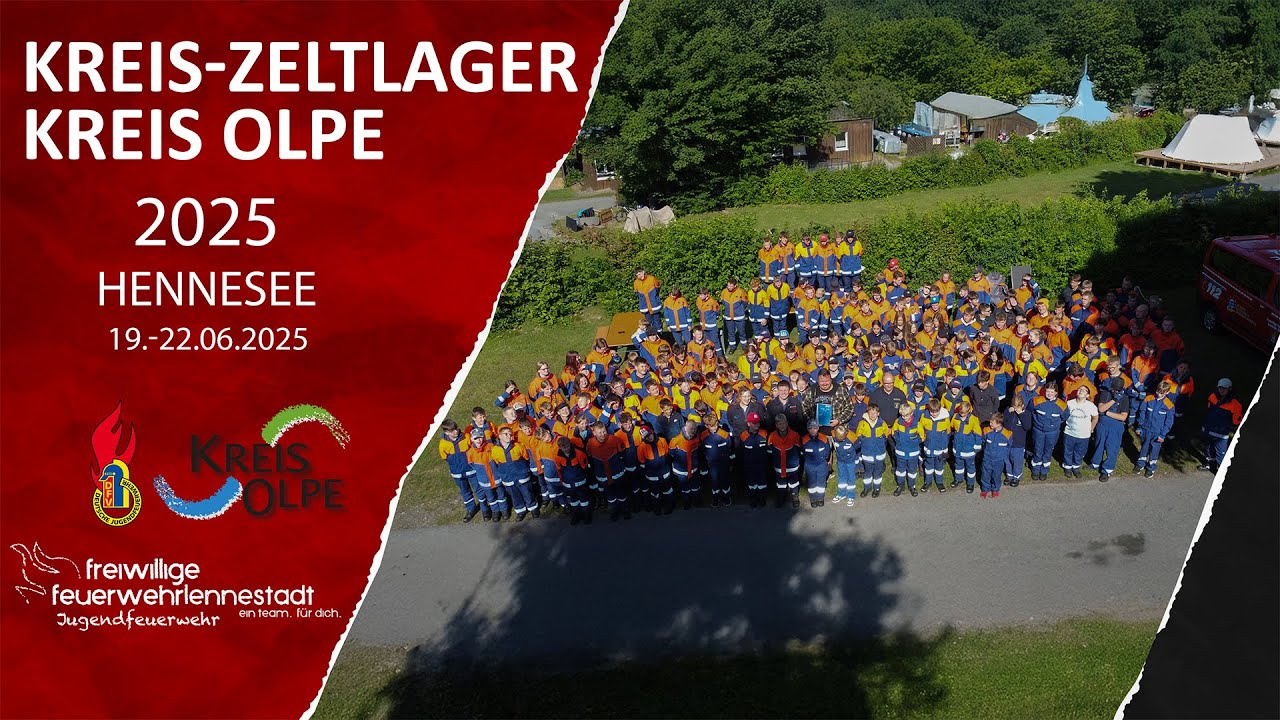 Zeltlager 2025 der Jugendfeuerwehren des Kreises Olpe