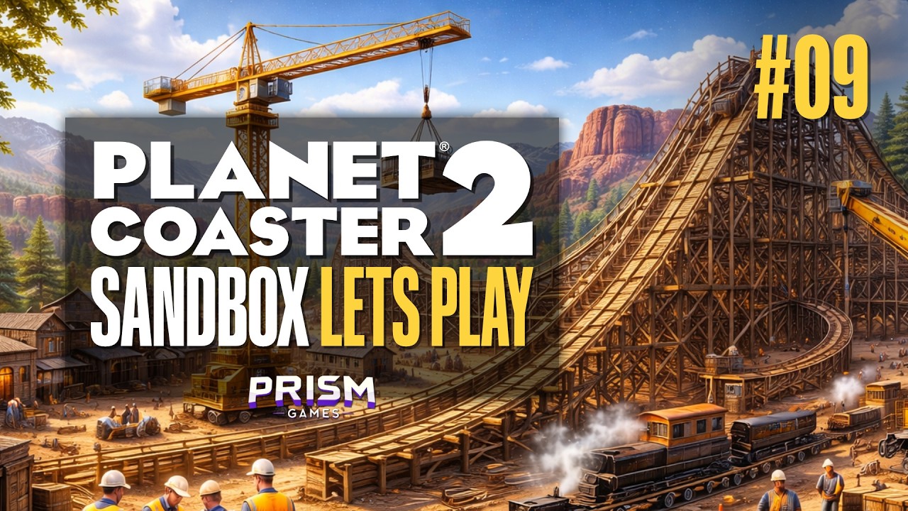 Ein NEUER WOODY 🪵 | Sandbox Lets Play #09 - Planet Coaster 2