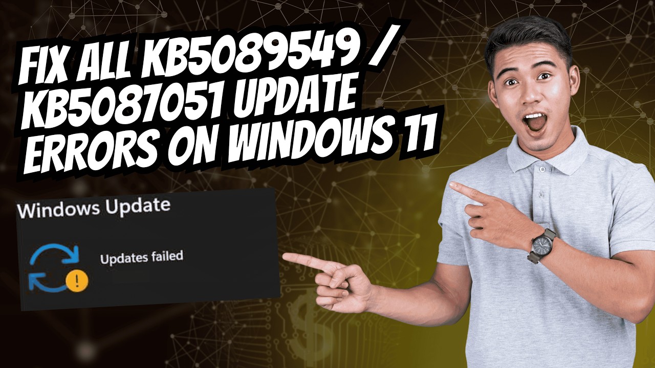 Исправлены все ошибки обновления KB5089549 / KB5087051 в Windows 11.