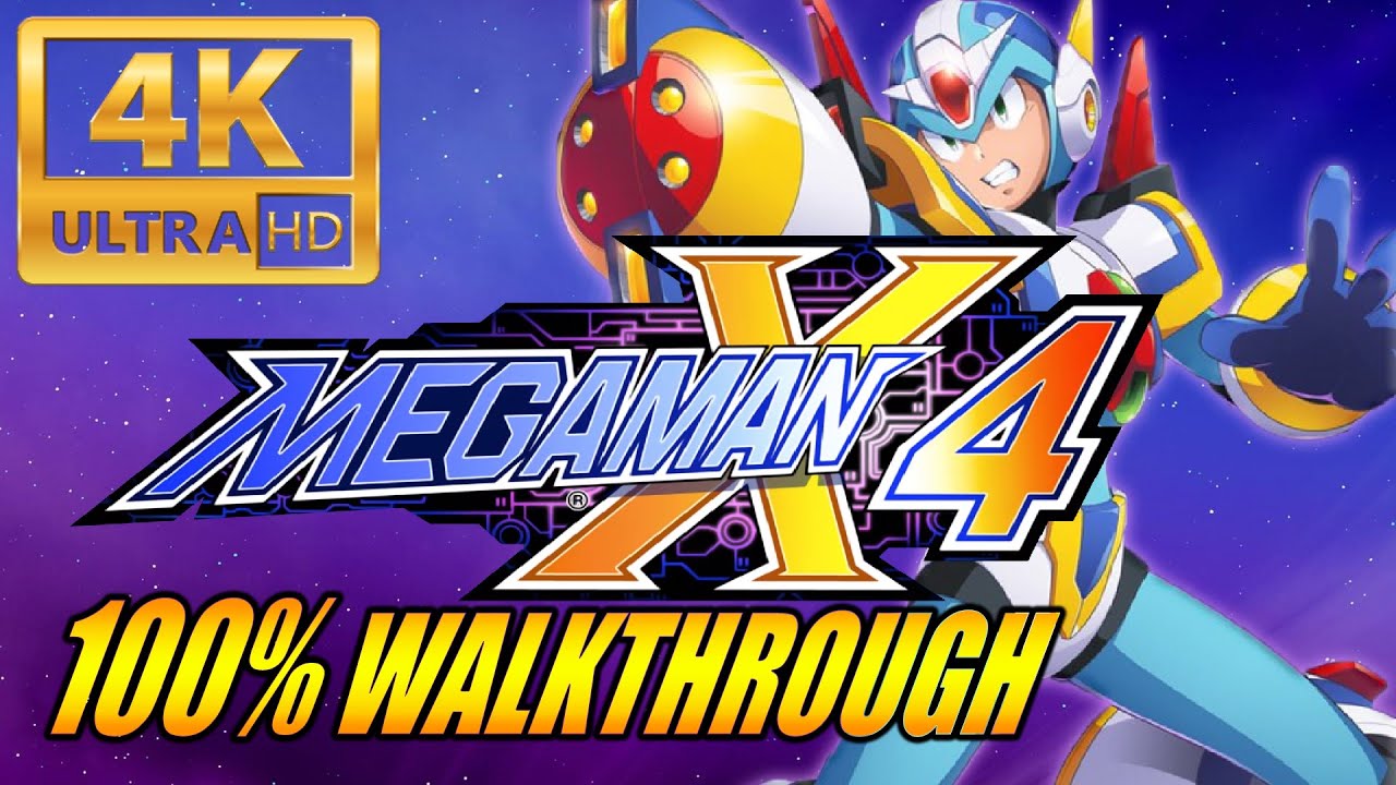 MEGA MAN X4 [X] (PS5) - 100% Full Gameplay Walkthrough (4K/60FPS)
