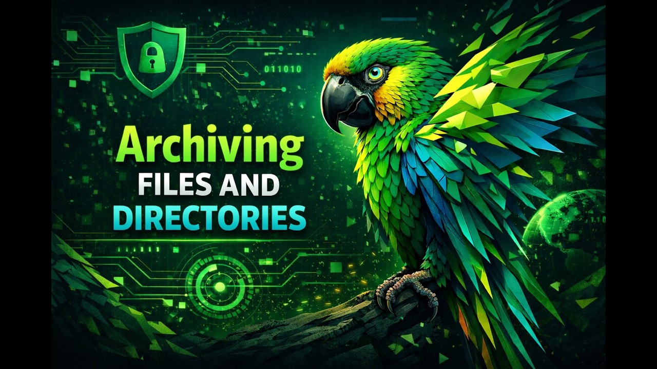 Основы ParrotOS | Архивирование файлов в Linux (2026)