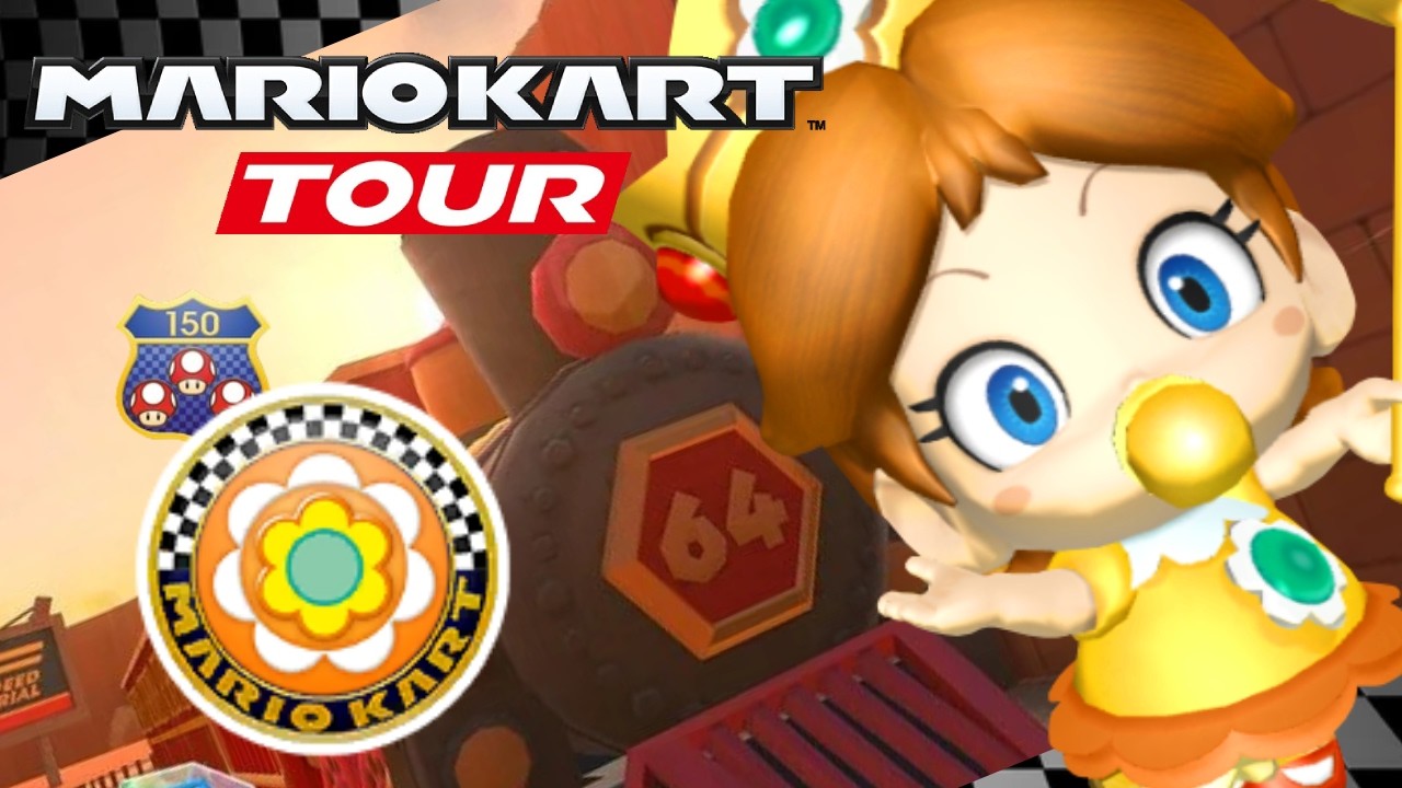Mario Kart Tour Exploration Tour Baby Daisy Cup Gameplay 