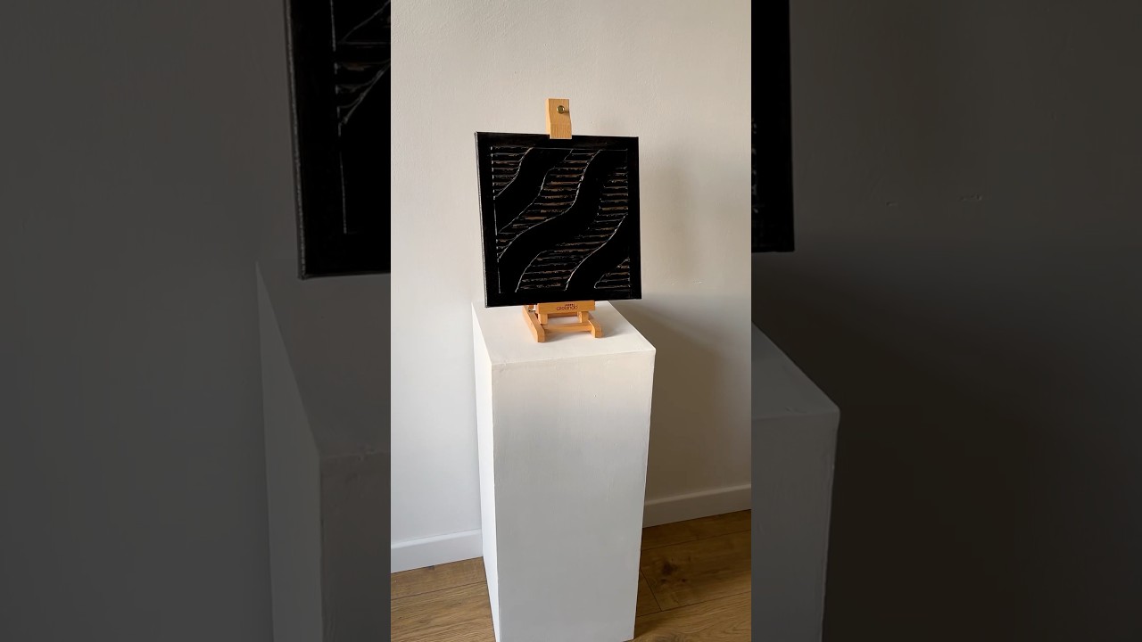 Quick Process of Art Display Stand DIY #diyartsandcrafts