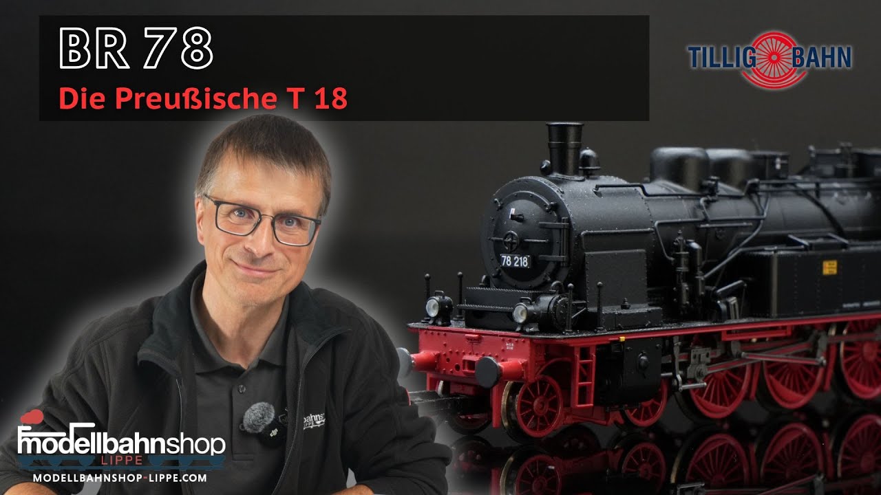 Preußische T 18 | Tillig | Spur TT | Dampflok | BR 78.0 | DR | Epoche III | MSL News