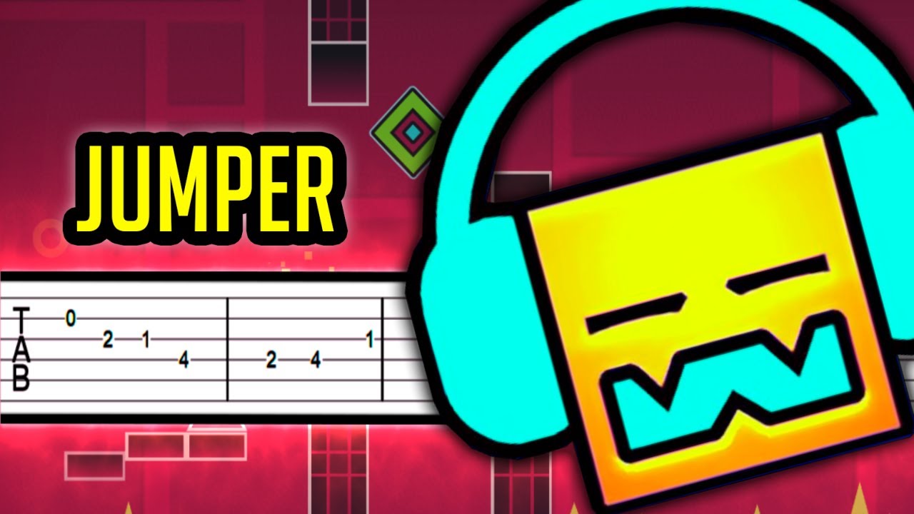 Geometry Dash - Jumper (Level 7)【𝗧𝗔𝗕】|➤ GUITAR TUTORIAL