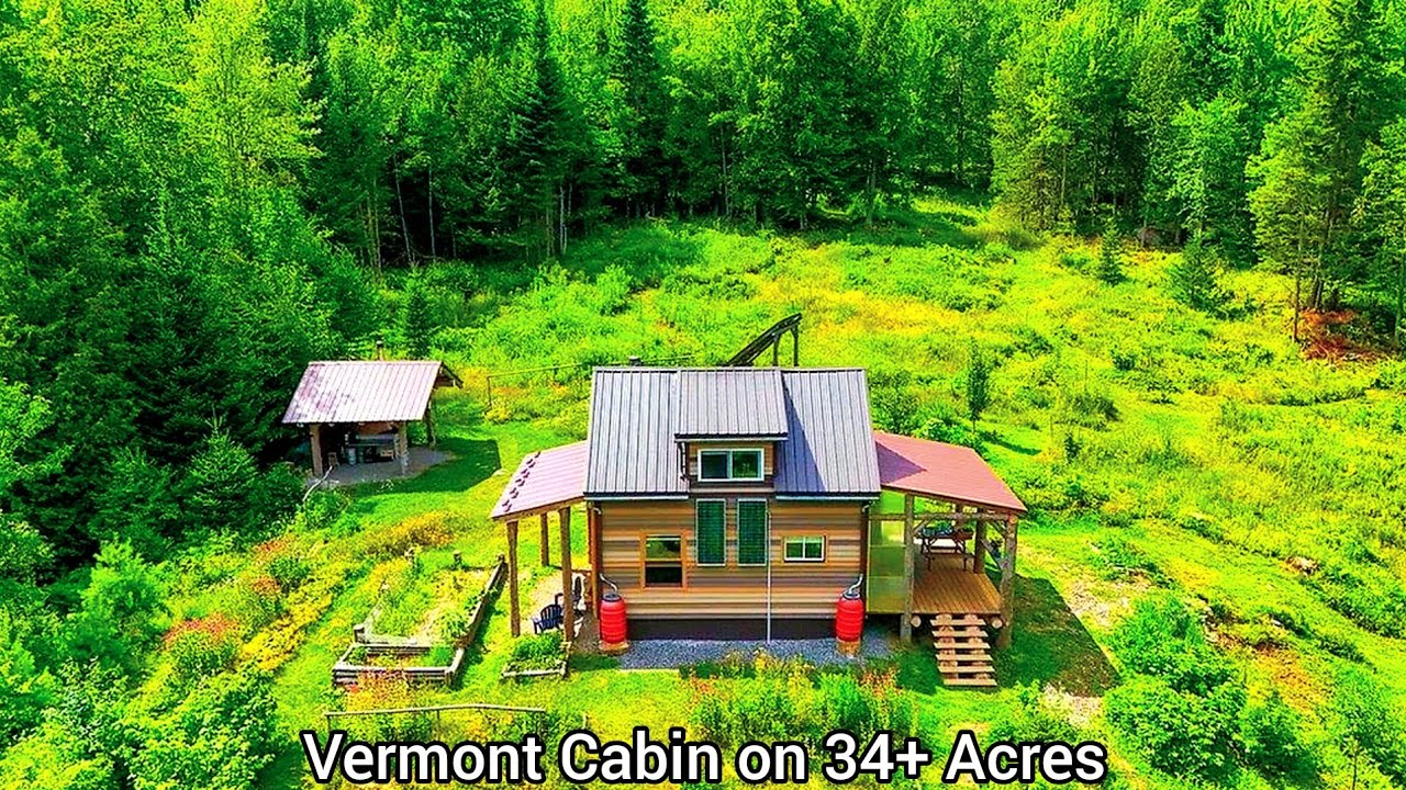 Vermont Cabins On 34+ Acres | $240k | VT Real Estate For Sale | Off Grid Cabins | Invest In Vermont