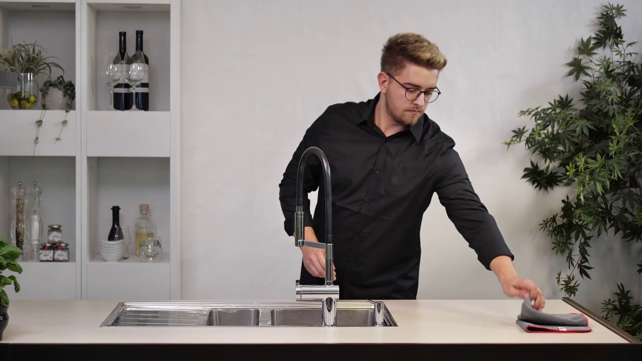 How to clean your Franke stainless steel sink