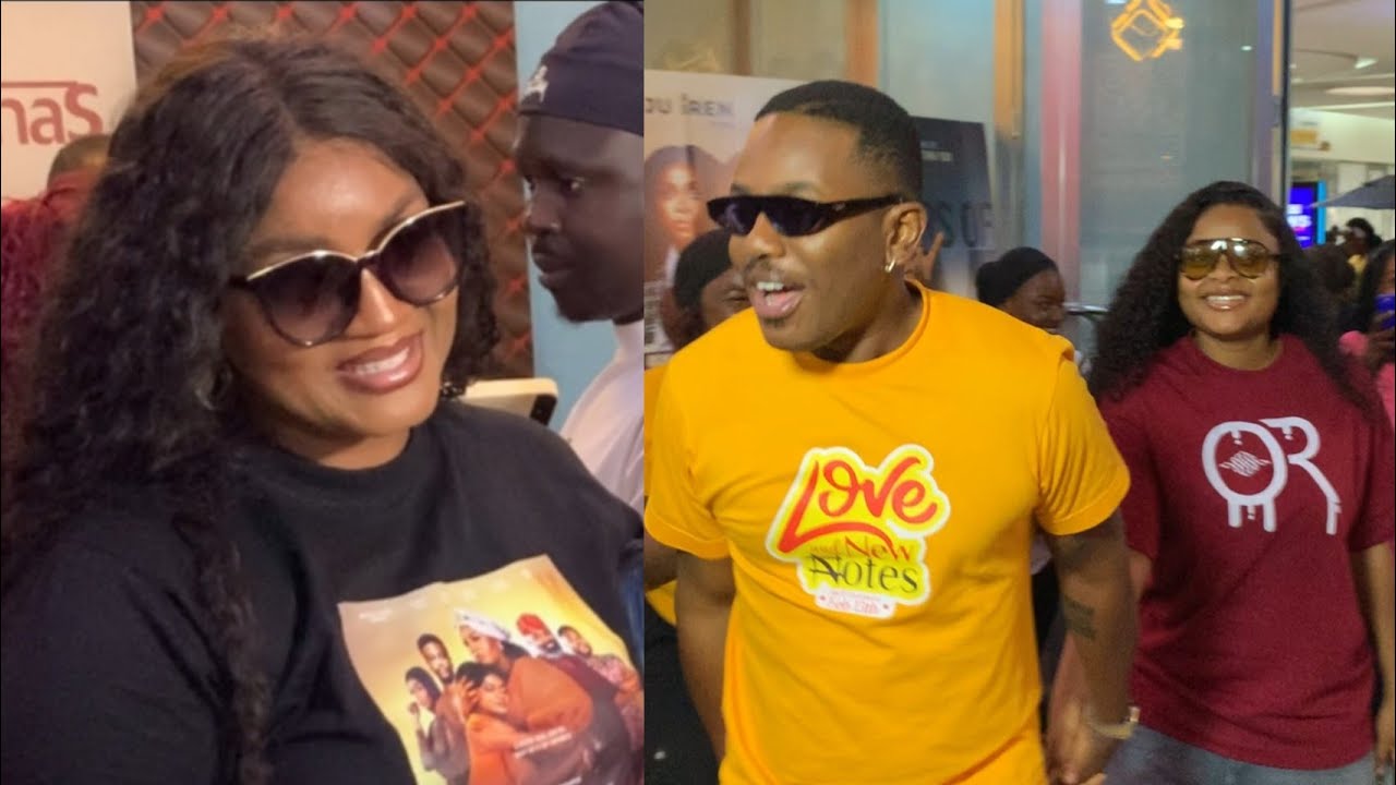 WAO! SEE HOW ACTRESS OMOTOLA JOLADE FEEL AS TIMINI & BIMBO ADEMOYE PROSTRATE PUBLICLY TO RESPECT HER