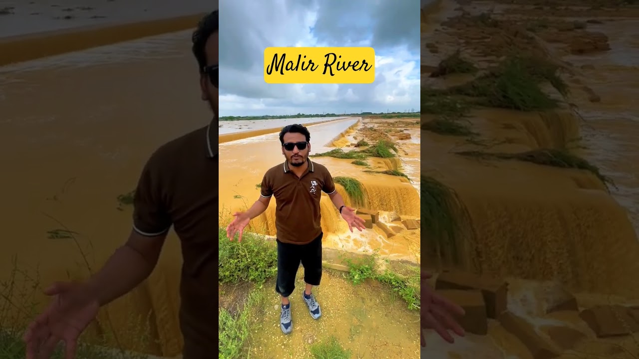 malir river #karachi #karachirain #shortsfeed #malir