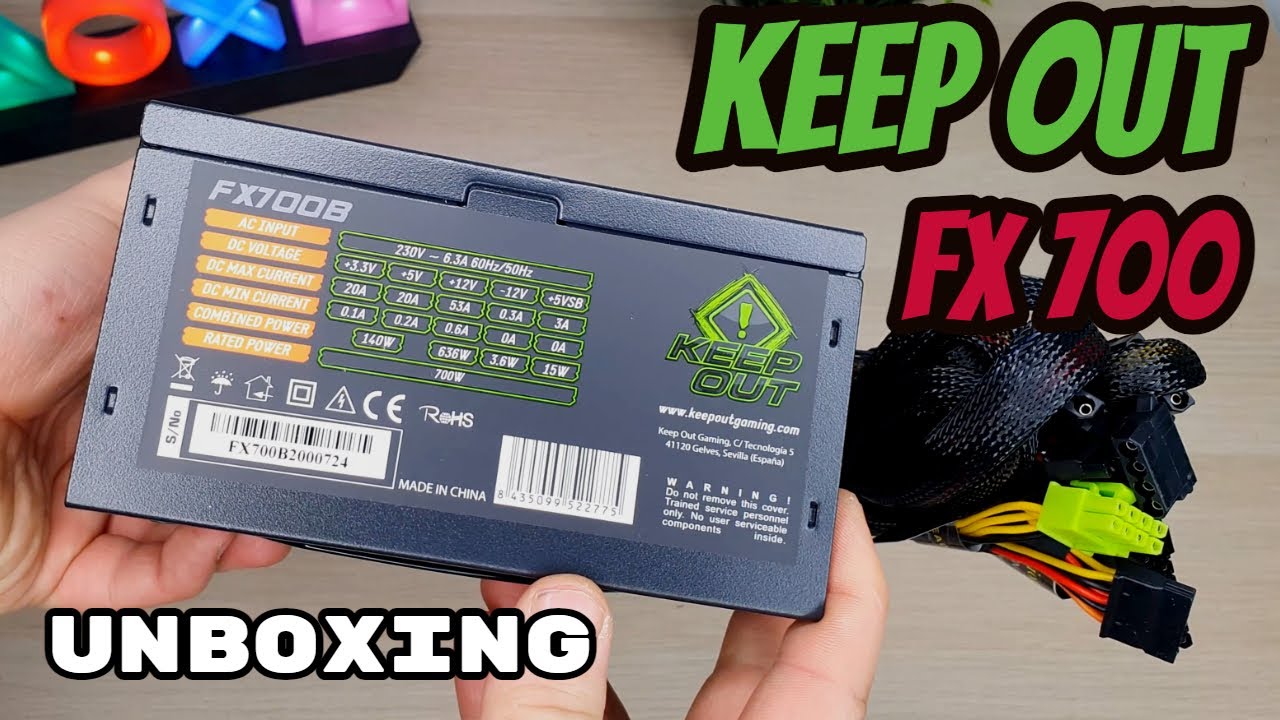 KEEP OUT FX700 700W OEM (Unboxing)