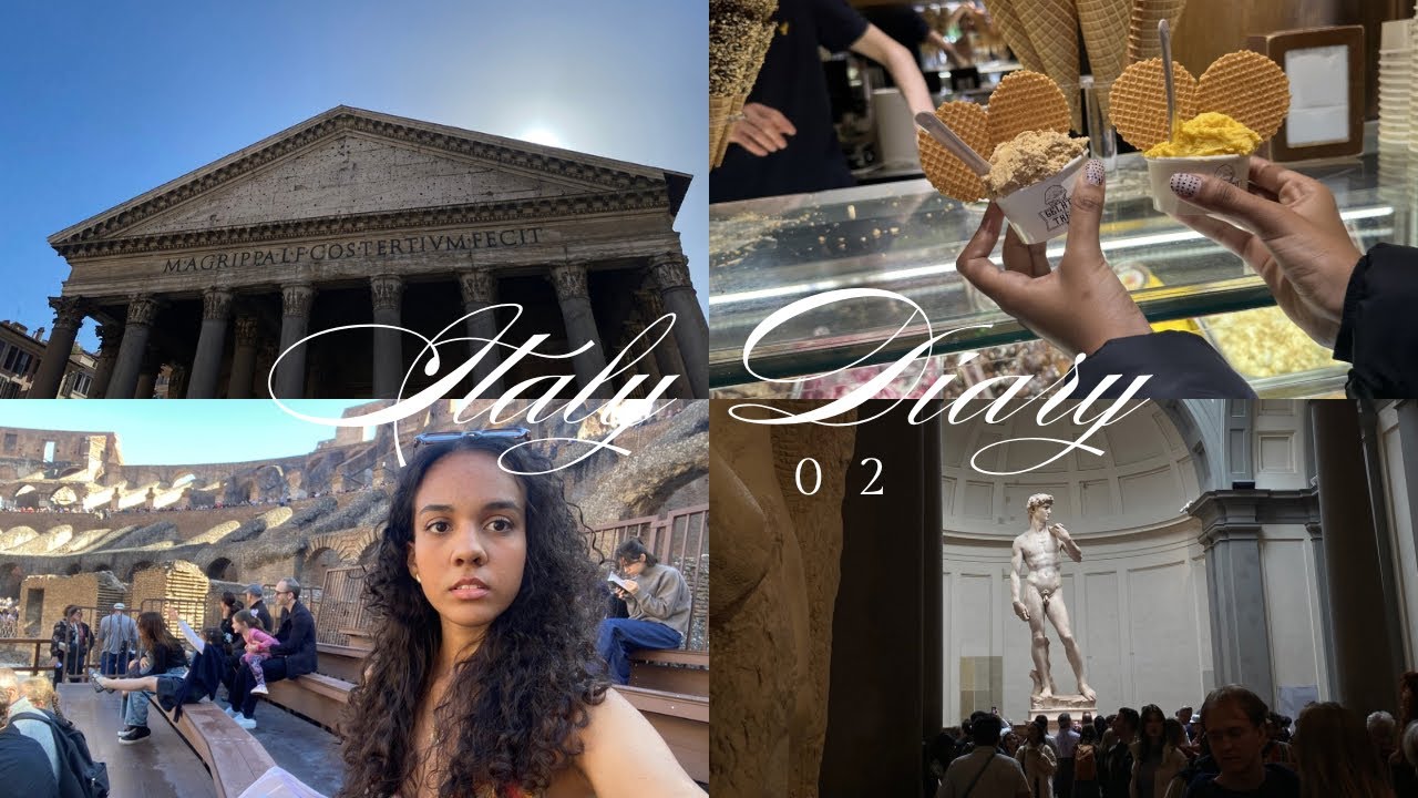 travel diary itália: cenas de florença e roma