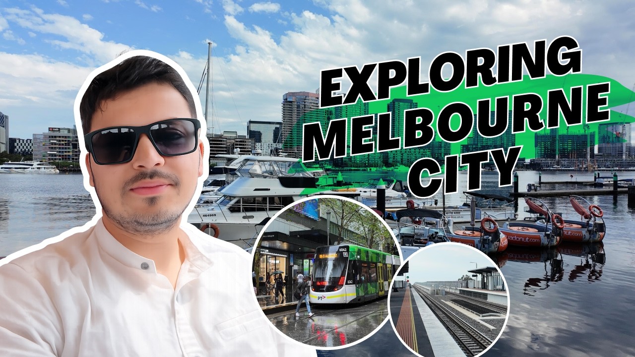 Melbourne City Vlog 🇦🇺 | Queen Victoria Market Tour & Docklands Waterfront Views
