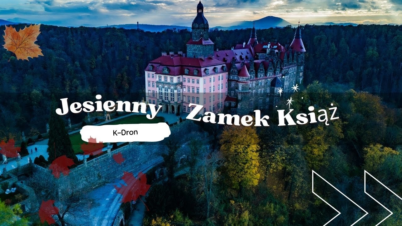 Zamek Książ z powietrza / Dron / 4K /