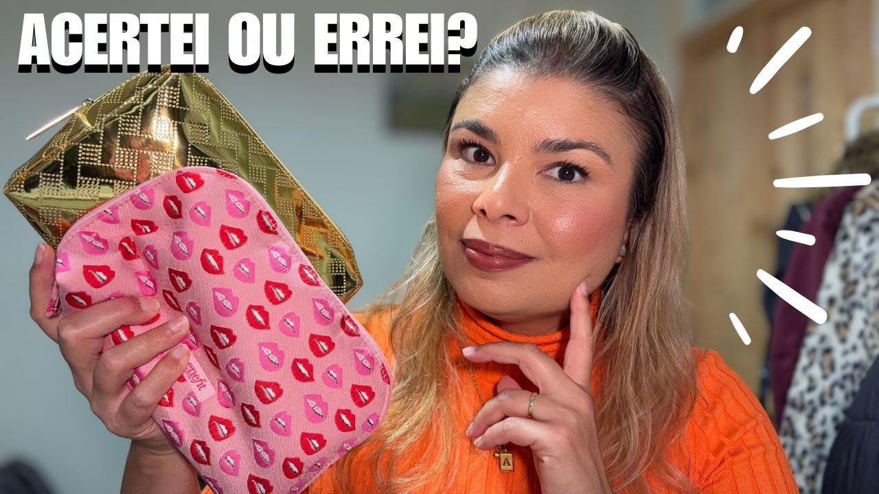 ESVAZIEI MINHAS NECESSAIRES DE MAKE QUE LEVEI PARA O BRASIL E AVALIEI SE FIZ AS ESCOLHAS CERTAS!