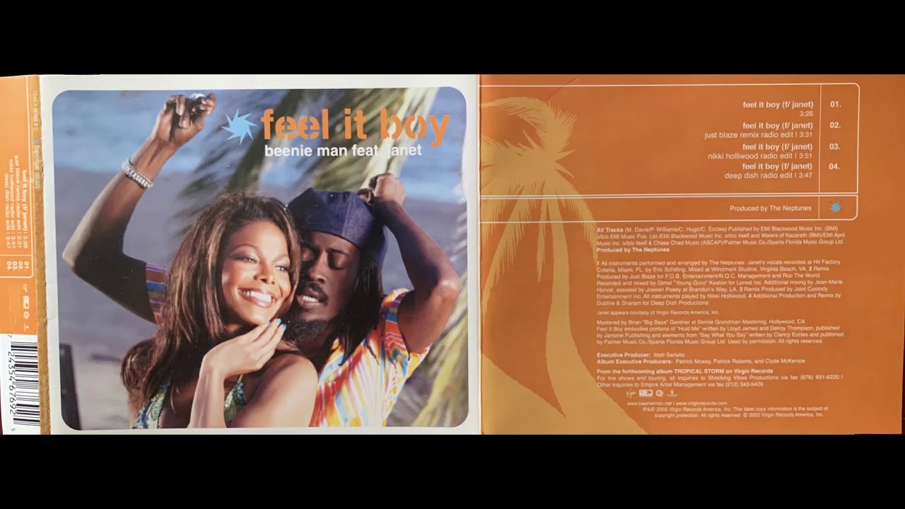 (2. BEENIE MAN & JANET JACKSON - FEEL IT BOY JUST BLAZE REMIX RADIO EDIT) THE NEPTUNES Import CDS