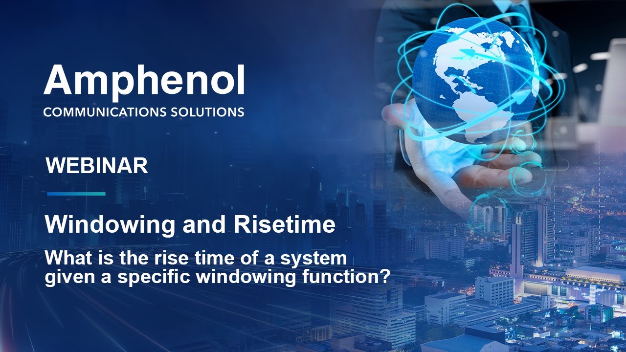 Windowing and Rise time: What is the rise time of a system given a specific windowing function?