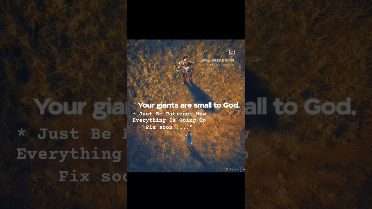 Your Enemy is Very small To God 