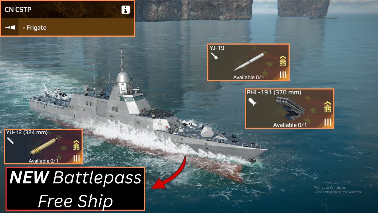 🔥NEW CN CSTP - Frigate And Vip Items Review - Modern warships