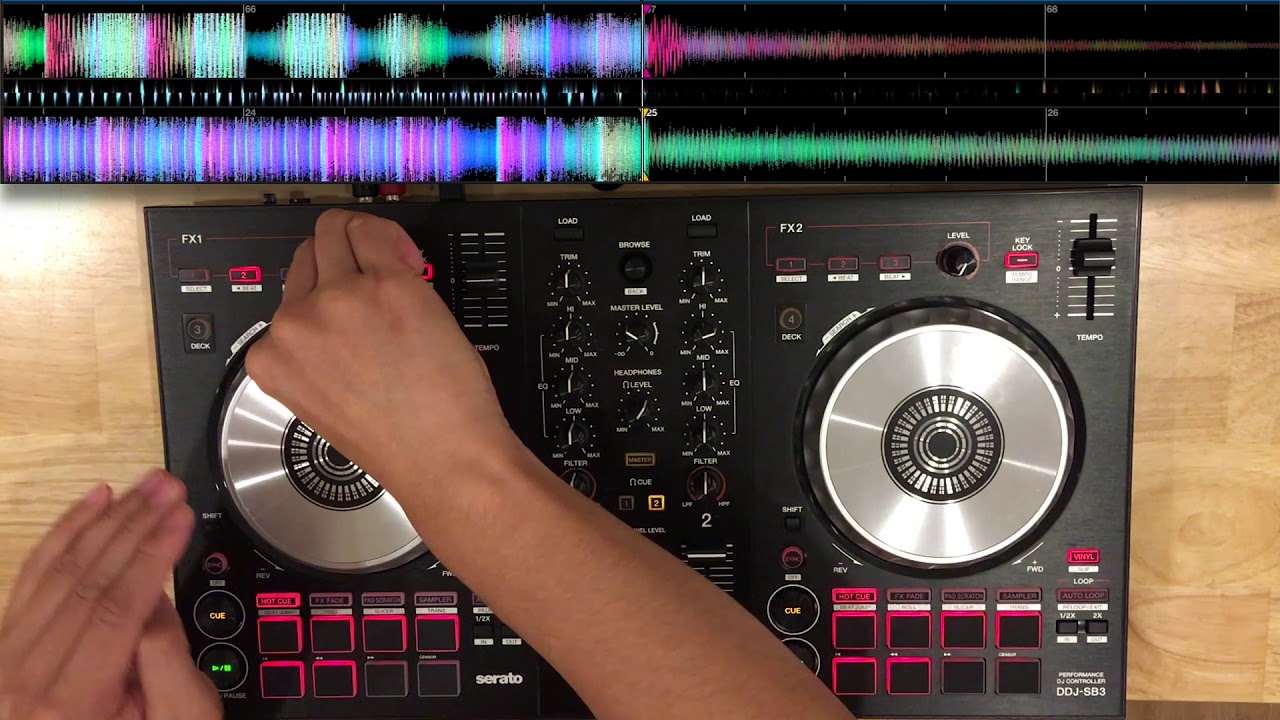 Pioneer DDJ SB3 | Festival EDM mix | Mixed in key