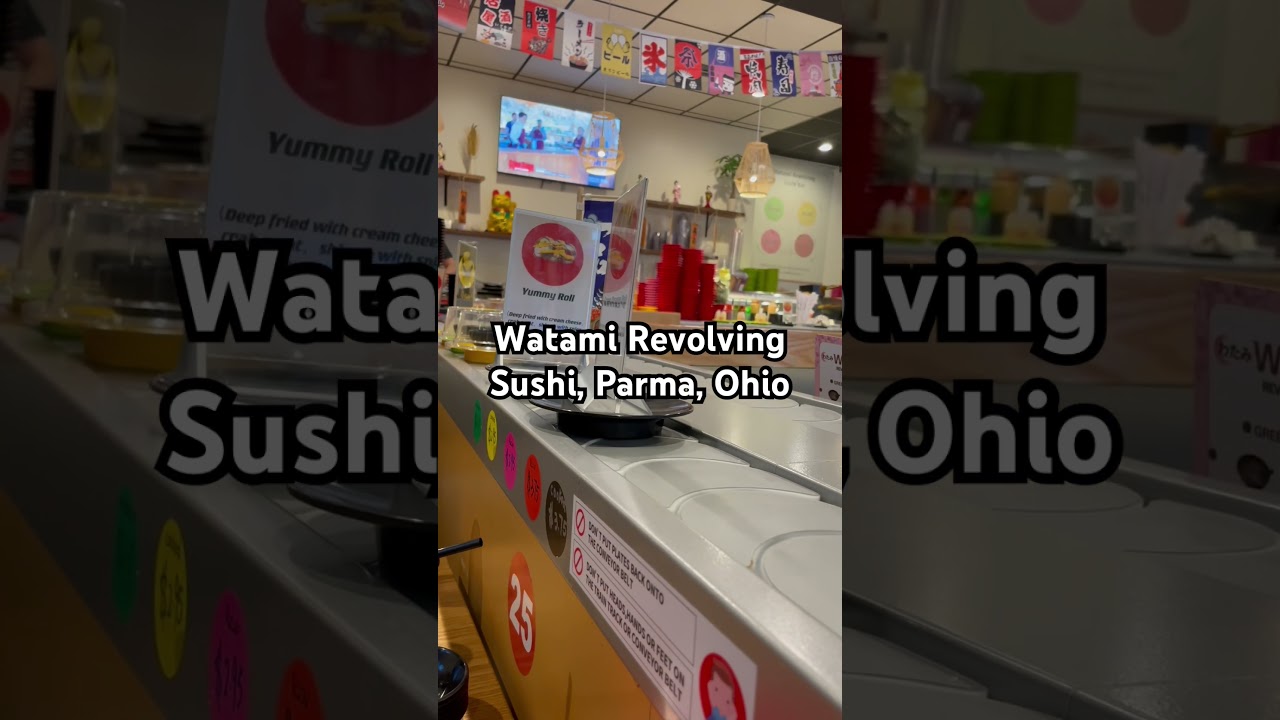 Watami Conveyor Belt Revolving Sushi Parma Ohio