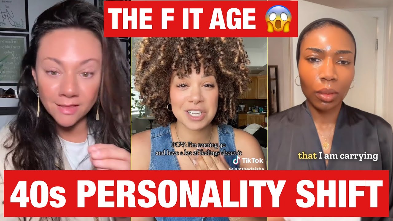 40s Personality Shift That Everyone Experiences Once They Hit 40 😱 The F It Age #viraltiktokvideo 