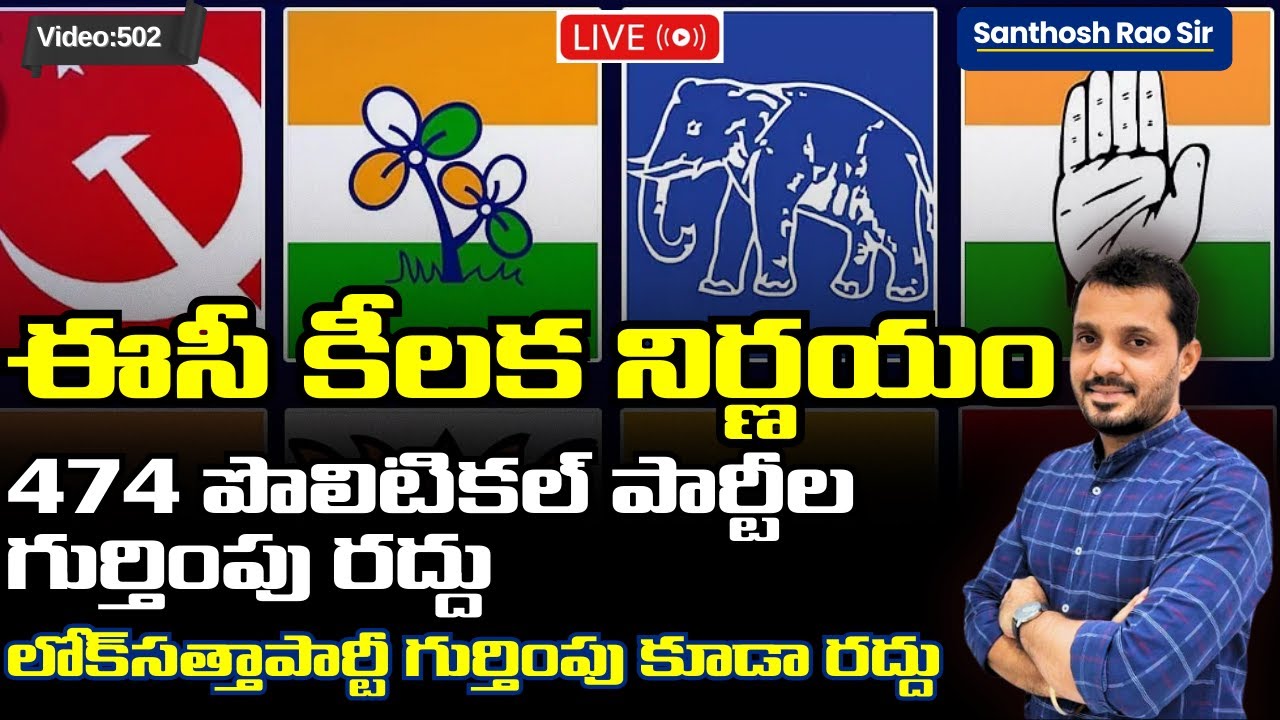 ECI Delists 474 Political Parties ❌ | RUPPs Explained, Recognition Rules & Clean-Up Drive