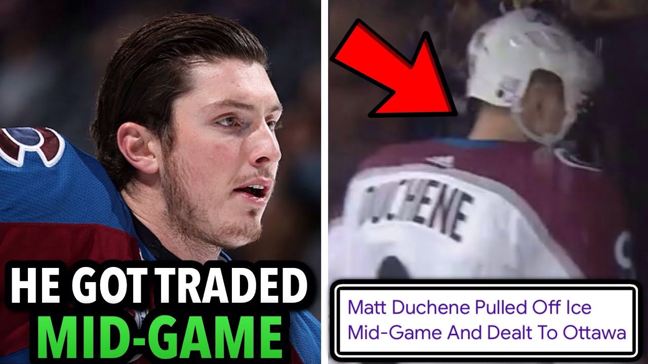When NHL Players Get Traded Mid Game...