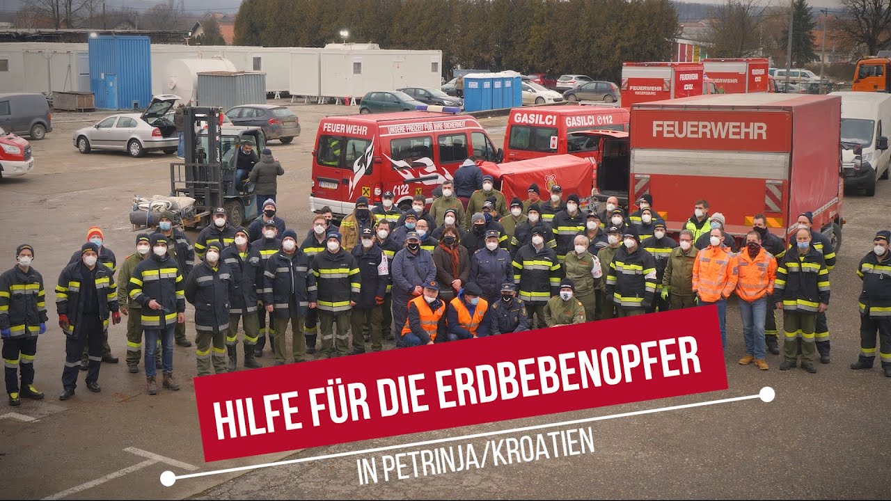 Hilfe für die Erdbebenopfer in Kroatien | Petrinja | croatia | vulkantv.at