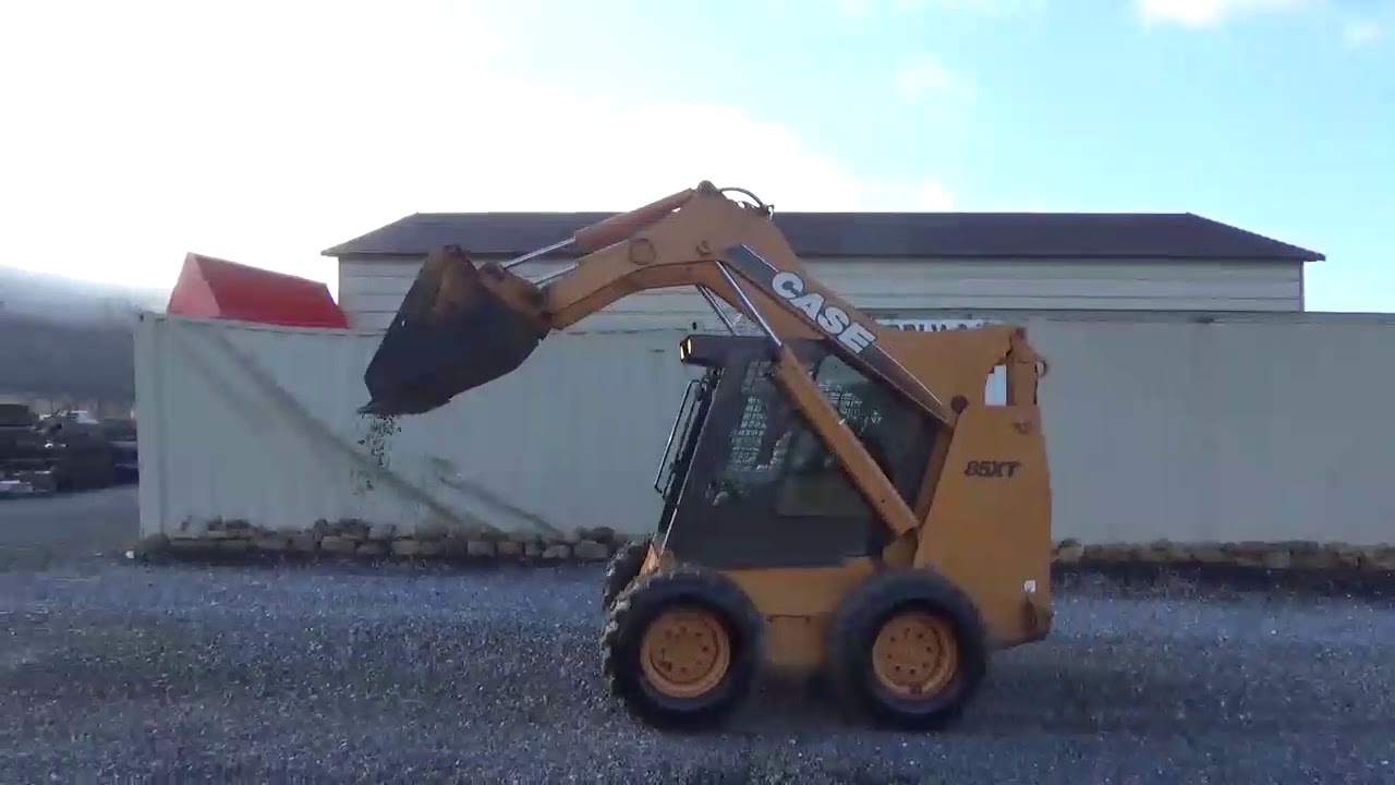 2005 Case 85XT Rubber Tire Skid Steer Loader Cab Heat Air High Flow ONLY 1403 Hours For Sale
