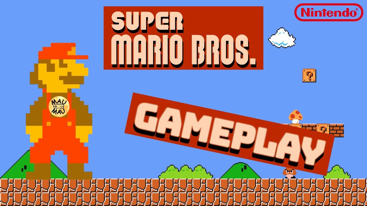 Super Mario Bros - Nintendinho Gameplay Completo